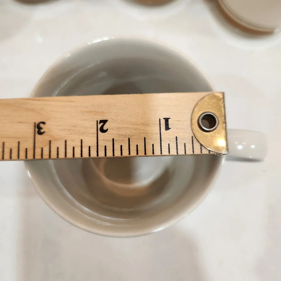 Hearthside Water Colors Japan 7 Tea Cups 1 Coffee Cup Blush Dawn Horizon Stone - Picture 6 of 6